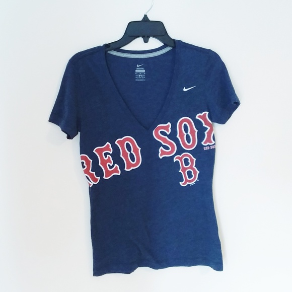 Nike Tops - NIKE Women's Boston Red Sox V-Neck Tee (MEDIUM)